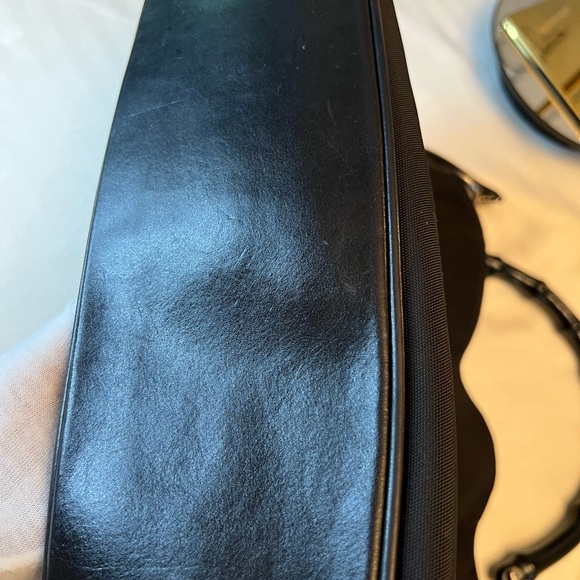 GUCCI Bamboo Top Handle Hobo Shoulder Bag with Strap - Picture 4 of 15